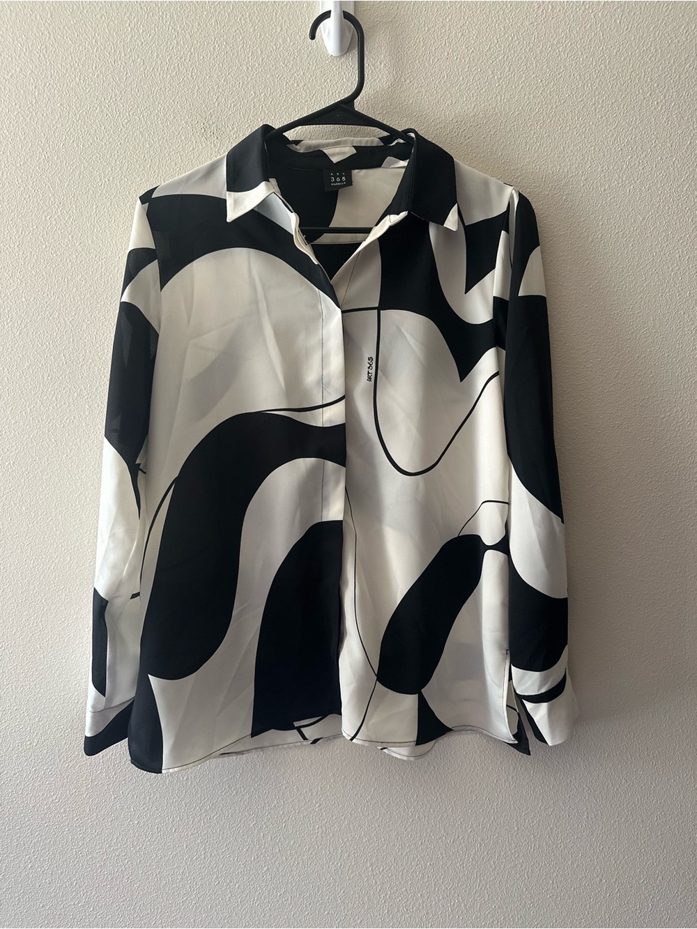 Marella 365 ART black star abstract print shirt designer blouse US 2 - Picture 4 of 10